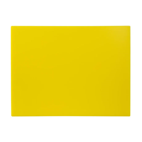 Hygiplas Low Density Yellow Chopping Board Large JD Catering Equipment Solutions Ltd