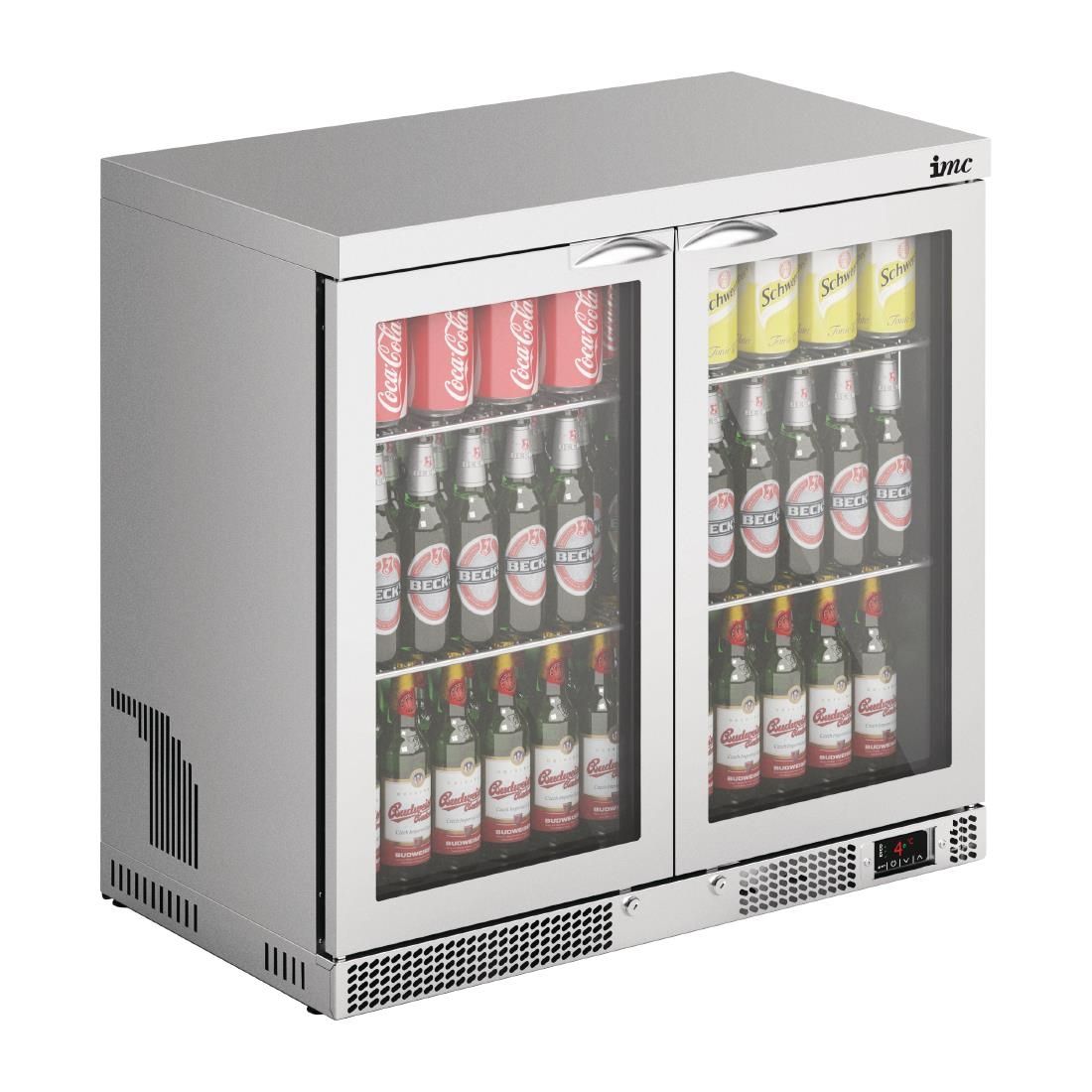 IMC Mistral M90 Double Door Bottle Cooler 185Ltr F77/251 JD Catering Equipment Solutions Ltd