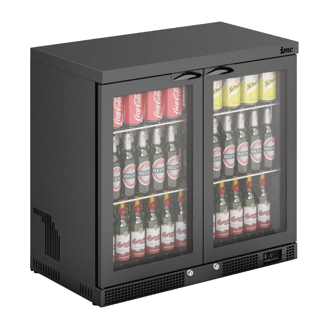IMC Mistral M90 Double Door Bottle Cooler 185Ltr F77/251B JD Catering Equipment Solutions Ltd