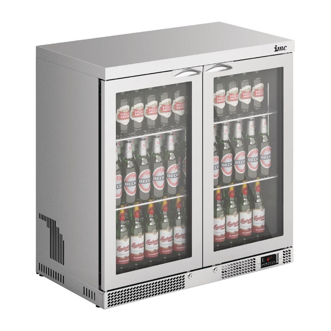 IMC Mistral M90 Double Door Bottle Cooler 214Ltr F77/250 JD Catering Equipment Solutions Ltd