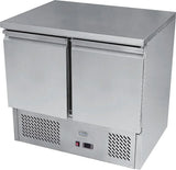 Ice-A-Cool ICE3801GR 2 Door Counter Refrigerator 300 Litres - JD Catering Equipment Solutions Ltd