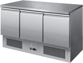 Ice-A-Cool ICE3851GR 3 Door Counter Refrigerator 380 Litres - JD Catering Equipment Solutions Ltd