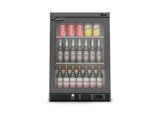 FP721 IMC Mistral M60 Bottle Cooler F77/151/B - Glass Door - Black Painted Frame - H 850 mm - W 600 mm - 0.225 kW - JD Catering Equipment Solutions Ltd