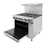 Imperial 6 Burner Natural Gas Oven Range IR6-N JD Catering Equipment Solutions Ltd