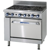 Imperial 6 Burner Propane Gas Oven Range IR6-P JD Catering Equipment Solutions Ltd