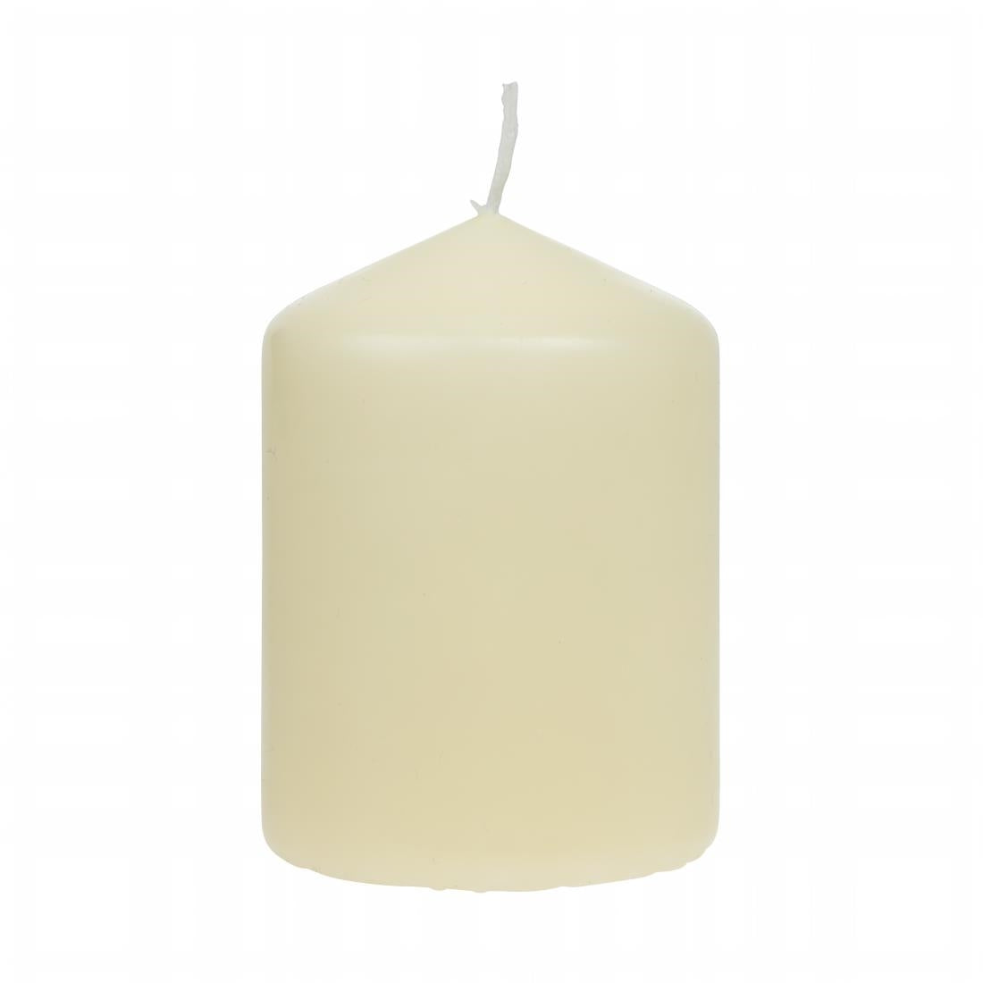 Ivory Pillar Short 3inch Candle (Pack of 12) JD Catering Equipment Solutions Ltd