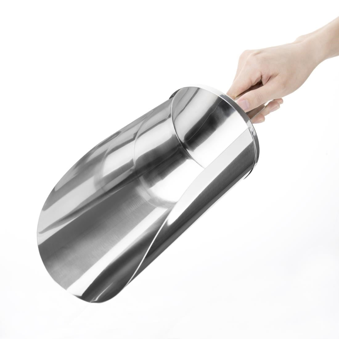 J182 Vogue Stainless Steel Scoop 2Ltr JD Catering Equipment Solutions Ltd