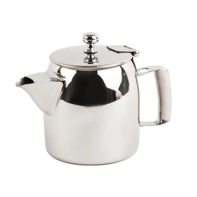 J321 Olympia Cosmos Stainless Steel Teapot 340ml - JD Catering Equipment Solutions Ltd