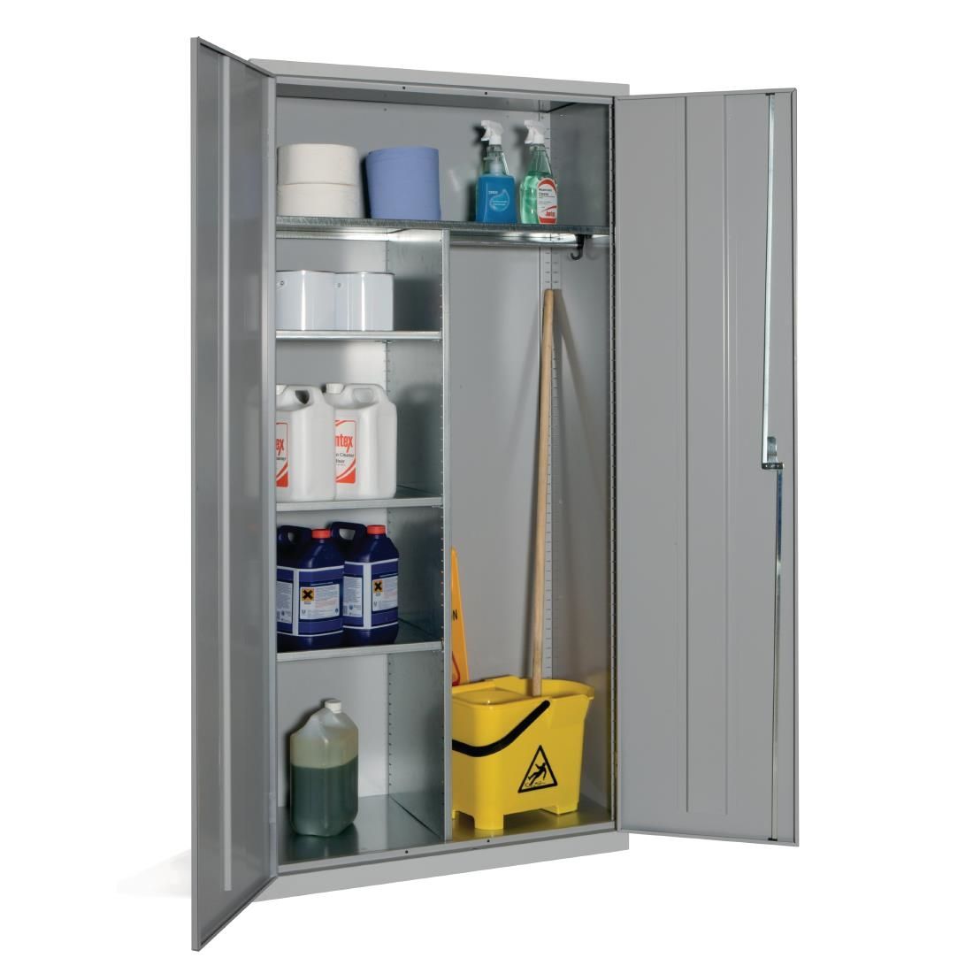 Janitorial Cupboard Grey JD Catering Equipment Solutions Ltd