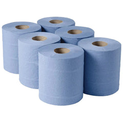 Jantex Centrefeed Blue Rolls 2-Ply 120m (Pack of 6) – CHSA Approved Commercial Paper Towels