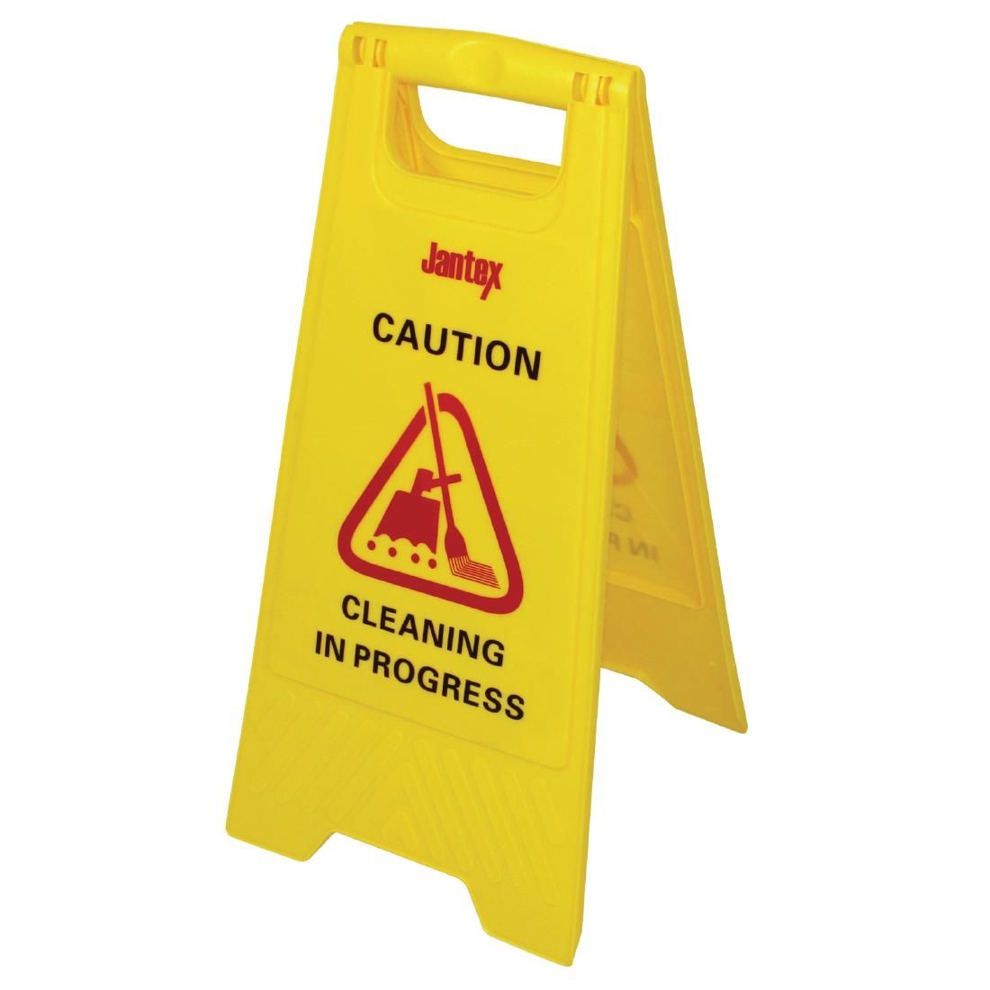 Jantex Cleaning in Progress Safety Sign JD Catering Equipment Solutions Ltd