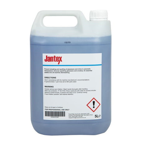 Jantex Dishwasher Rinse Aid Concentrate 5Ltr JD Catering Equipment Solutions Ltd