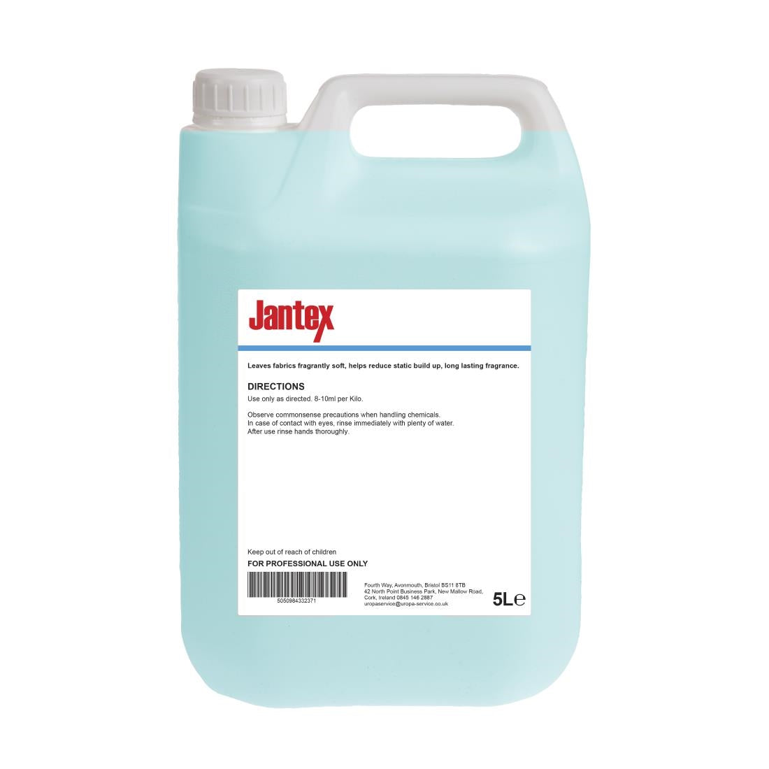 Jantex Fabric Conditioner Concentrate 5Ltr JD Catering Equipment Solutions Ltd