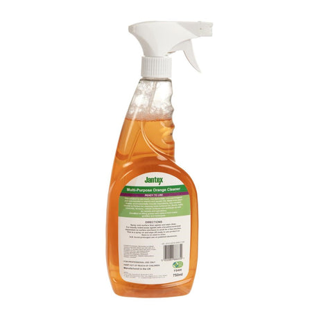 Jantex Green Orange Multipurpose Cleaner Ready To Use 750ml JD Catering Equipment Solutions Ltd