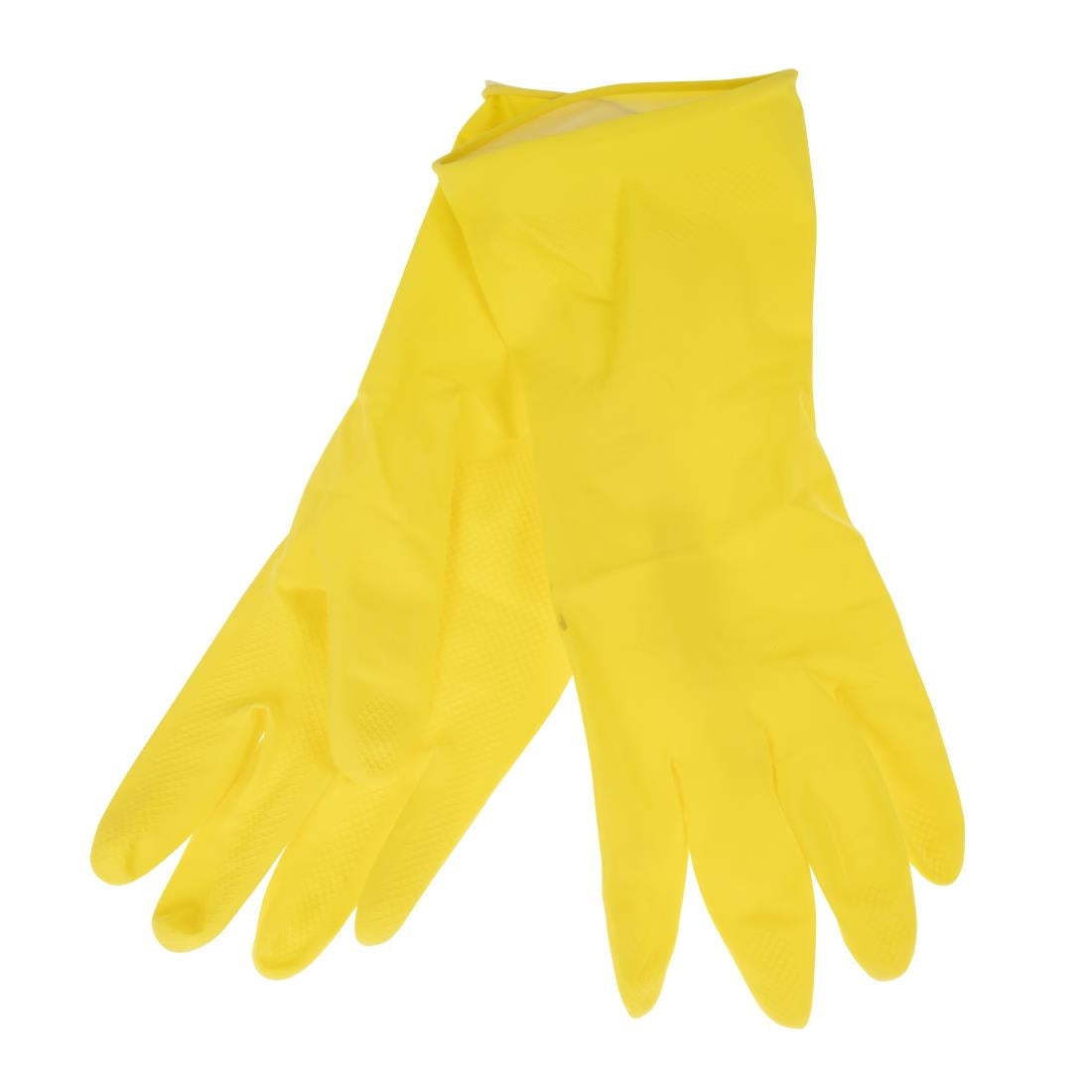 Jantex Household Glove Yellow Large JD Catering Equipment Solutions Ltd