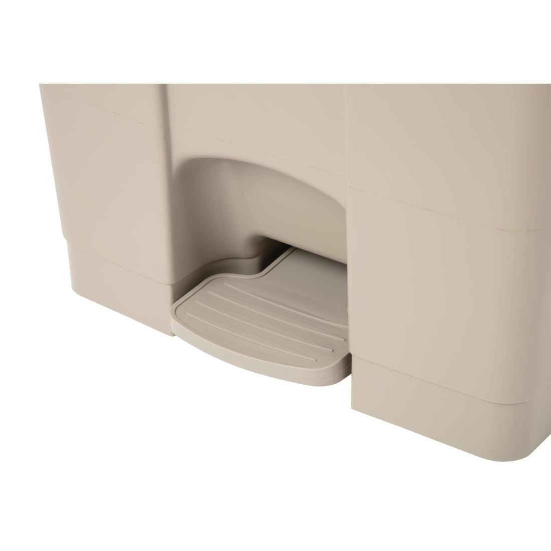 Jantex Kitchen Pedal Bin Beige JD Catering Equipment Solutions Ltd