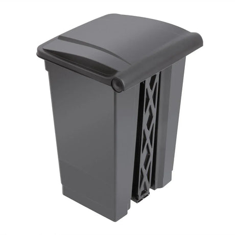 CW722 Jantex Kitchen Pedal Bin Black - JD Catering Equipment Solutions Ltd