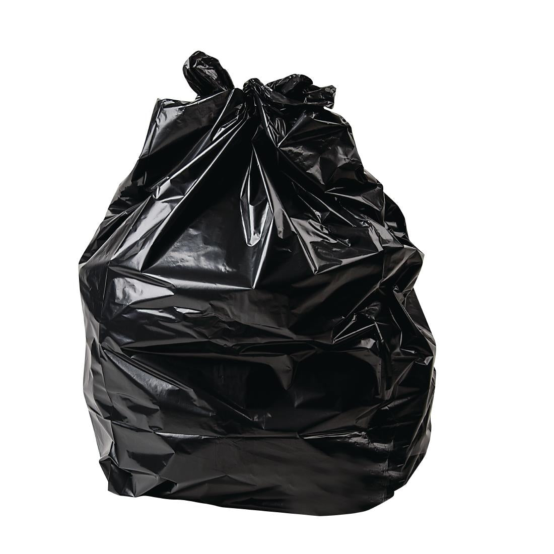 Jantex Large Extra Heavy Duty Black Bin Bags 90Ltr (Pack of 200) JD Catering Equipment Solutions Ltd
