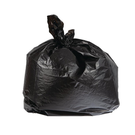 Jantex Large Extra Heavy Duty Black Bin Bags 90Ltr (Pack of 200) JD Catering Equipment Solutions Ltd