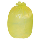 Jantex Large Medium Duty Yellow Bin Bags 90Ltr (Pack of 200) JD Catering Equipment Solutions Ltd