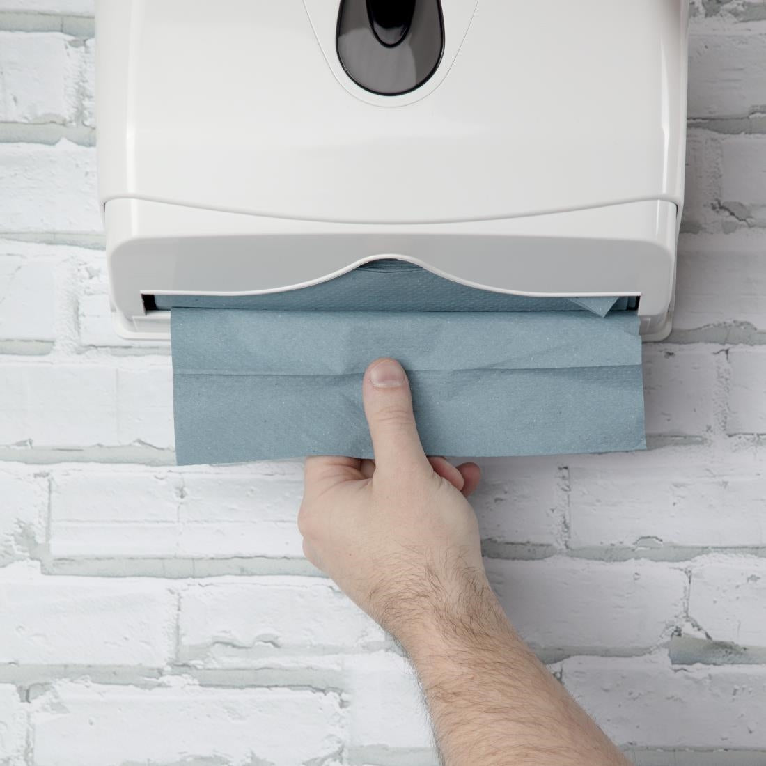 Jantex Multi-Fold Hand Towel Dispenser White JD Catering Equipment Solutions Ltd