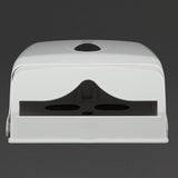 Jantex Multi-Fold Hand Towel Dispenser White JD Catering Equipment Solutions Ltd