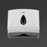 Jantex Multi-Fold Hand Towel Dispenser White JD Catering Equipment Solutions Ltd