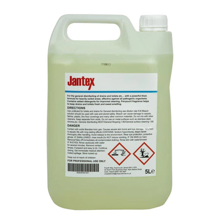 Jantex Pro Thick Bleach Concentrate 5Ltr JD Catering Equipment Solutions Ltd