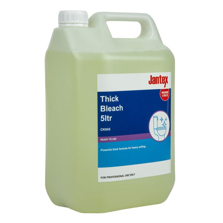 Jantex Pro Thick Bleach Concentrate 5Ltr JD Catering Equipment Solutions Ltd