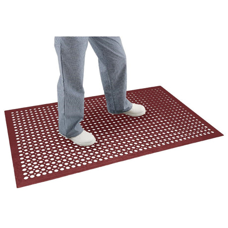 Jantex Rubber Anti Fatigue Mat Red JD Catering Equipment Solutions Ltd