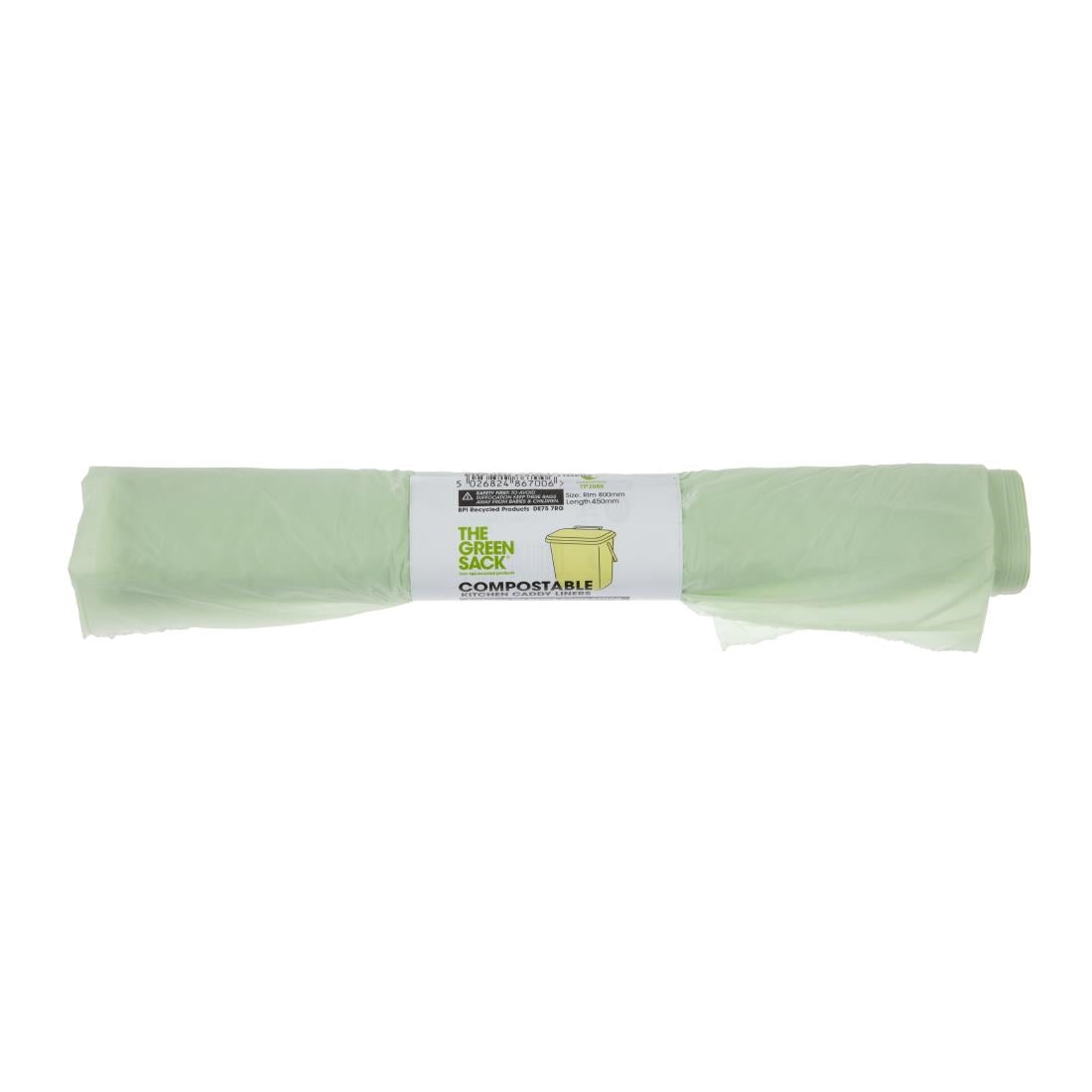 Jantex Small Compostable Caddy Liners 10Ltr (Pack of 24) JD Catering Equipment Solutions Ltd