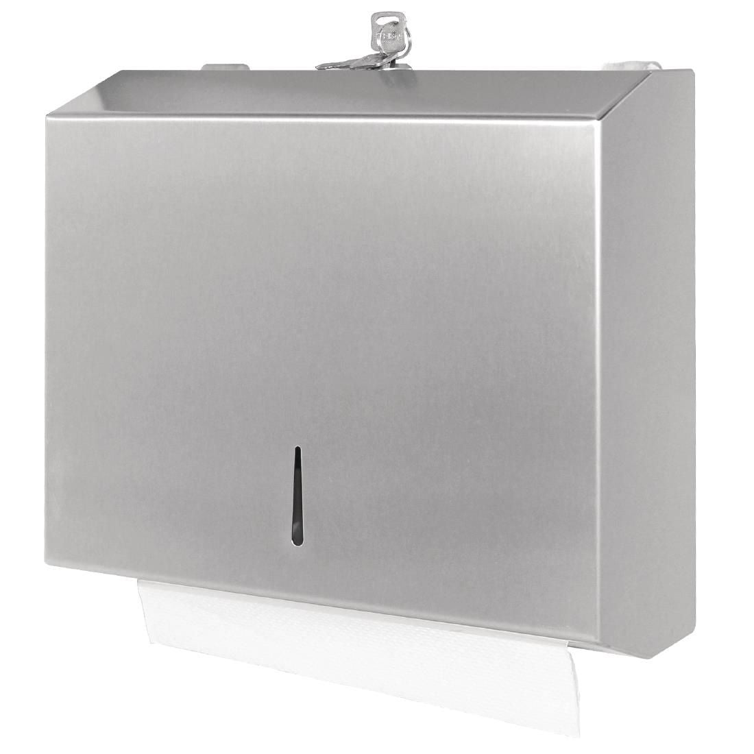 Jantex Stainless Paper Towel Dispenser JD Catering Equipment Solutions Ltd
