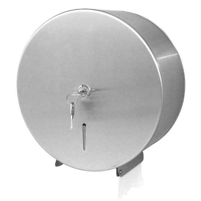 Jantex Stainless Steel Jumbo Roll Tissue Dispenser JD Catering Equipment Solutions Ltd