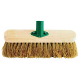 Jantex Wooden Broom Head Soft Coco 12in JD Catering Equipment Solutions Ltd