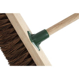 Jantex Wooden Broom Head Stiff Bassine 12in JD Catering Equipment Solutions Ltd