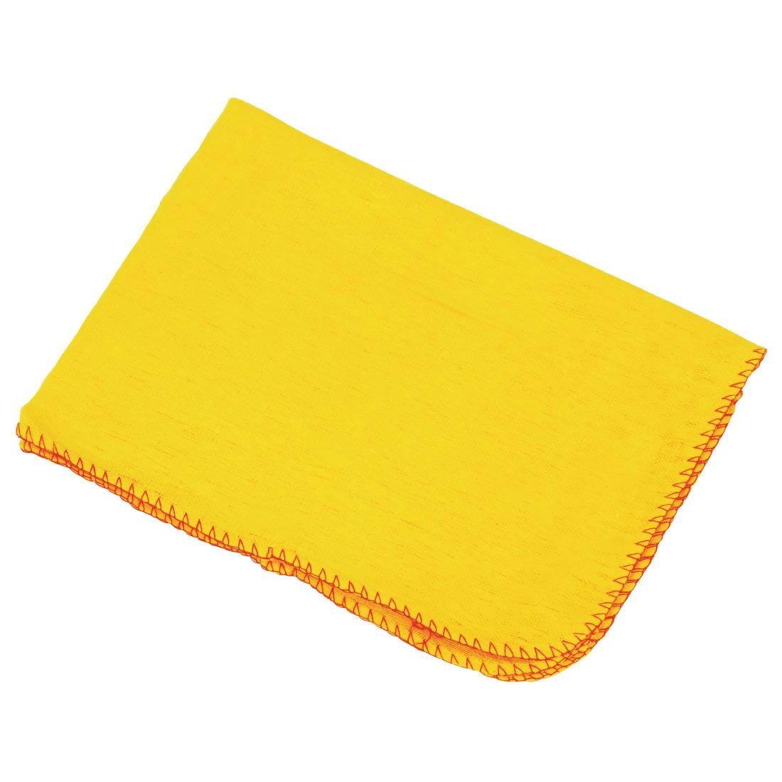 Jantex Yellow Dusters (Pack of 10) JD Catering Equipment Solutions Ltd