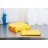 Jantex Yellow Dusters (Pack of 10) JD Catering Equipment Solutions Ltd