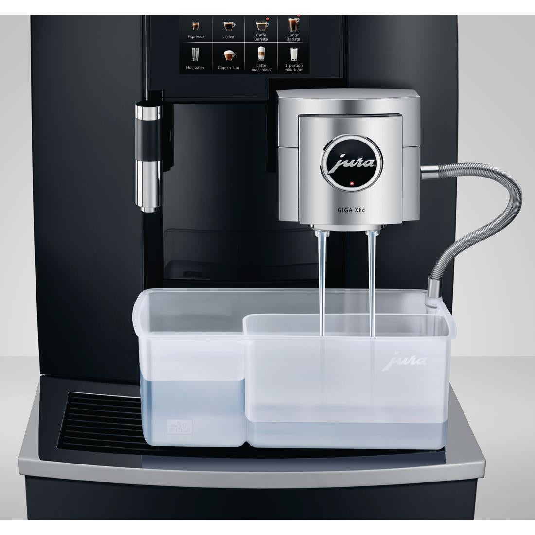 Jura Giga X8c Mains Fill Bean to Cup Coffee Machine Black JD Catering Equipment Solutions Ltd