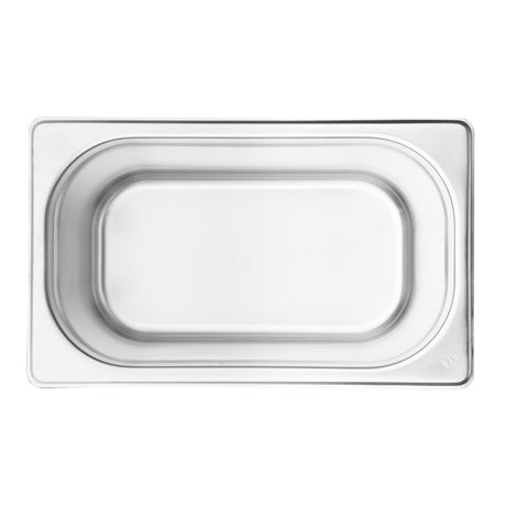 K823 Vogue Stainless Steel 1/4 Gastronorm Pan 200mm JD Catering Equipment Solutions Ltd