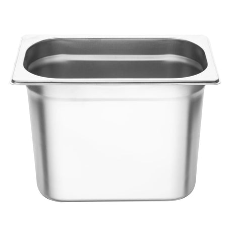 K823 Vogue Stainless Steel 1/4 Gastronorm Pan 200mm JD Catering Equipment Solutions Ltd