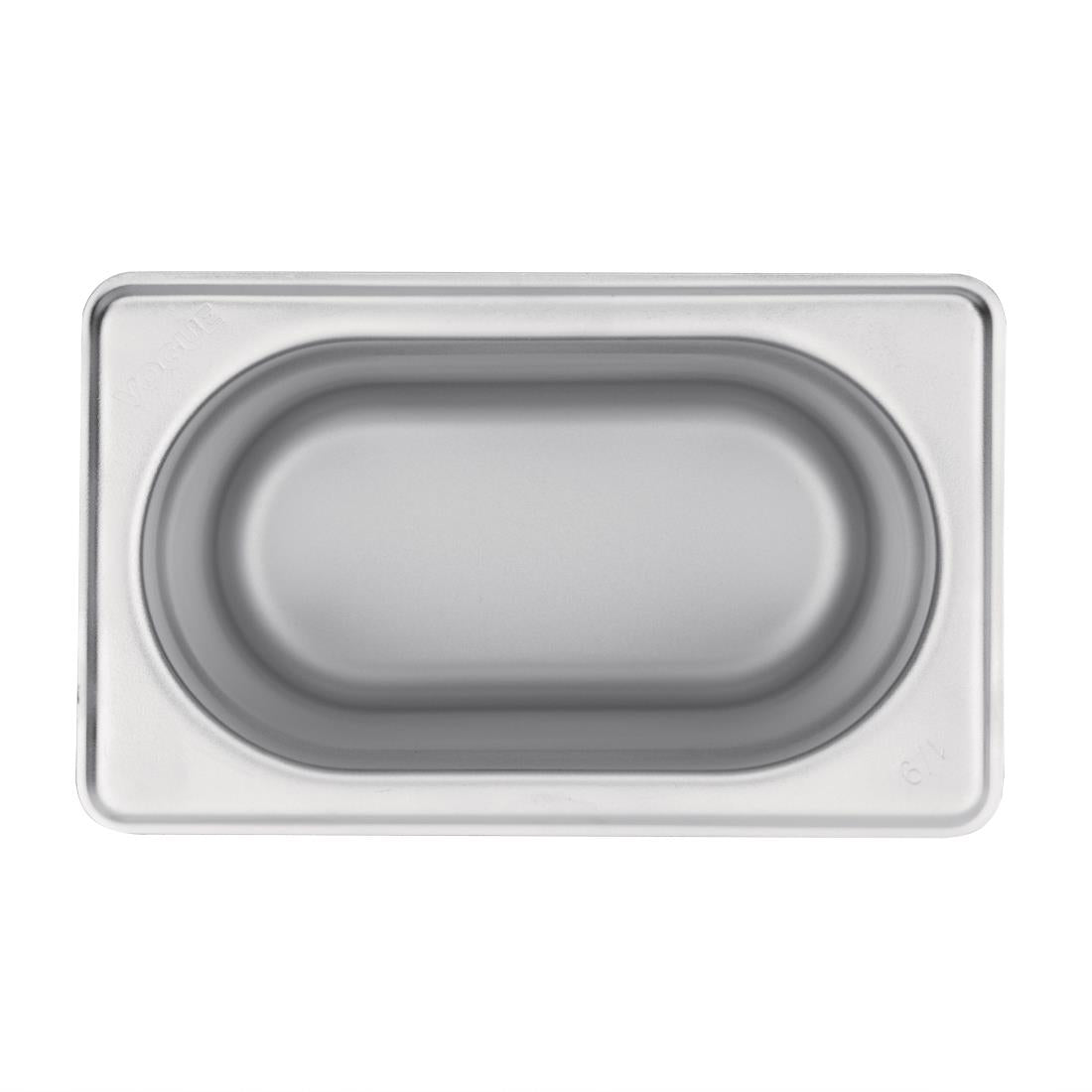 K826 Vogue Stainless Steel 1/9 Gastronorm Pan 150mm JD Catering Equipment Solutions Ltd