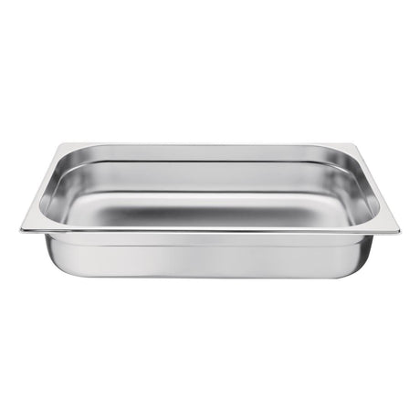 K923 Vogue Stainless Steel 1/1 Gastronorm Pan 100mm JD Catering Equipment Solutions Ltd