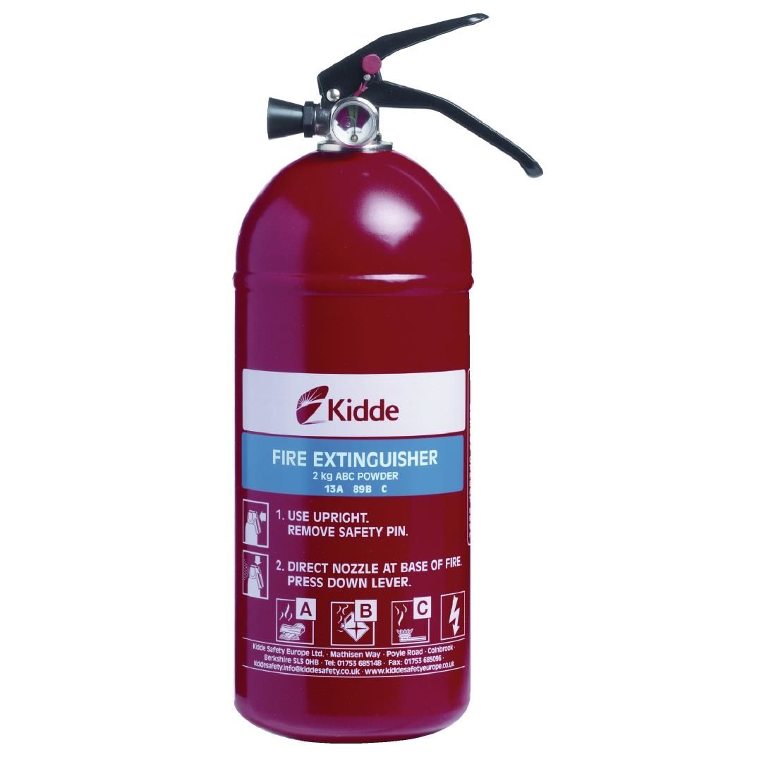 Kidde Fire Extinguisher - Multi Purpose (A,B, C and electrical fires) JD Catering Equipment Solutions Ltd