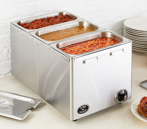 King Edward Classic Bain Marie Stainless Steel CBM2/SS JD Catering Equipment Solutions Ltd