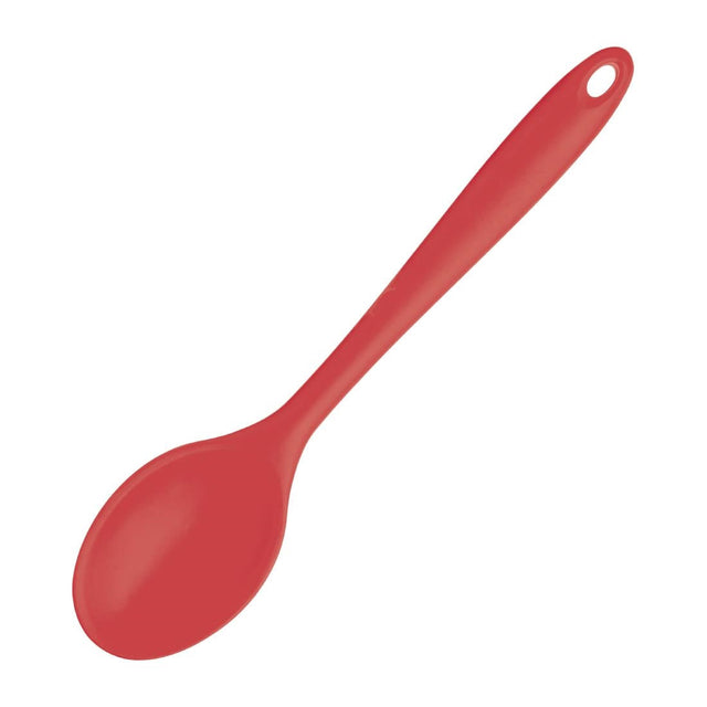 Kitchen Craft Silicone Cooking Spoon Red 27cm JD Catering Equipment Solutions Ltd