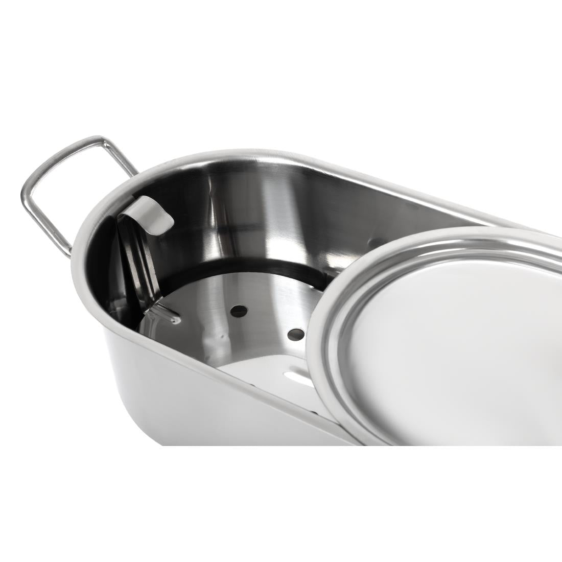 Kitchen Craft Stainless Steel Fish Kettle 620mm JD Catering Equipment Solutions Ltd