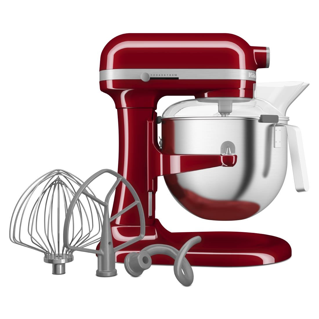 KitchenAid Heavy Duty Bowl-Lift Stand Mixer 6.6Ltr Red 5KSM70JPXBER JD Catering Equipment Solutions Ltd