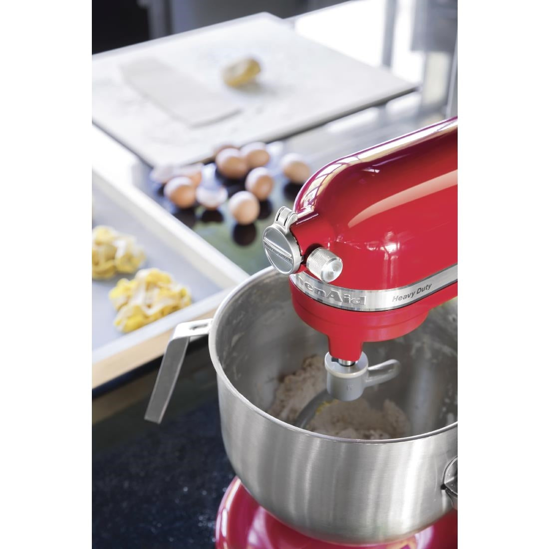 KitchenAid Heavy-Duty Bowl-Lift Stand Mixer 6.9Ltr Red 5KSM7990XEER JD Catering Equipment Solutions Ltd