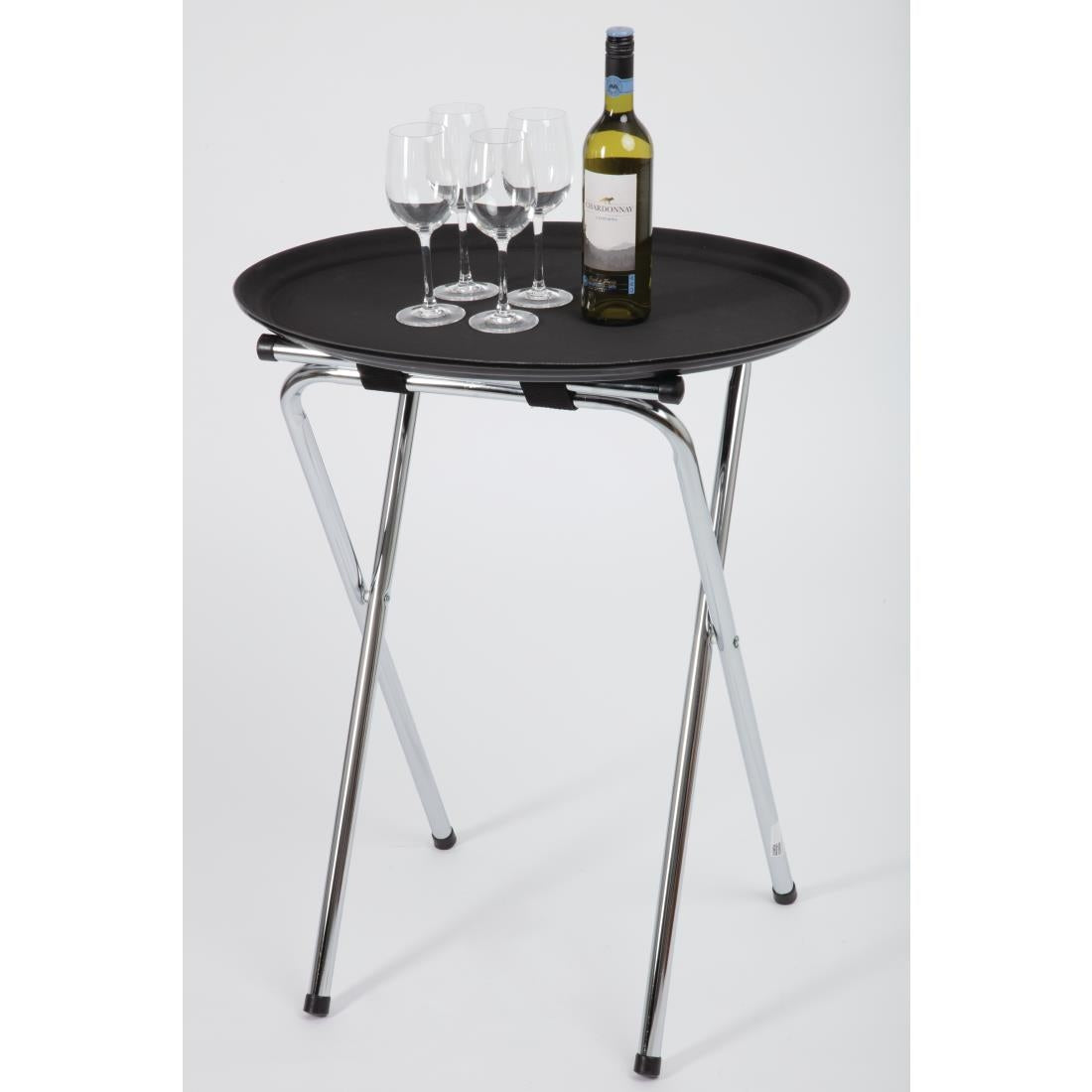 Kristallon Chrome-Plated Steel Folding Tray Stand JD Catering Equipment Solutions Ltd