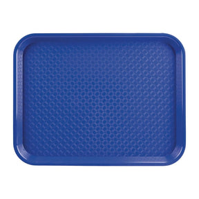 Kristallon Large Polypropylene Fast Food Tray Blue 450mm JD Catering Equipment Solutions Ltd
